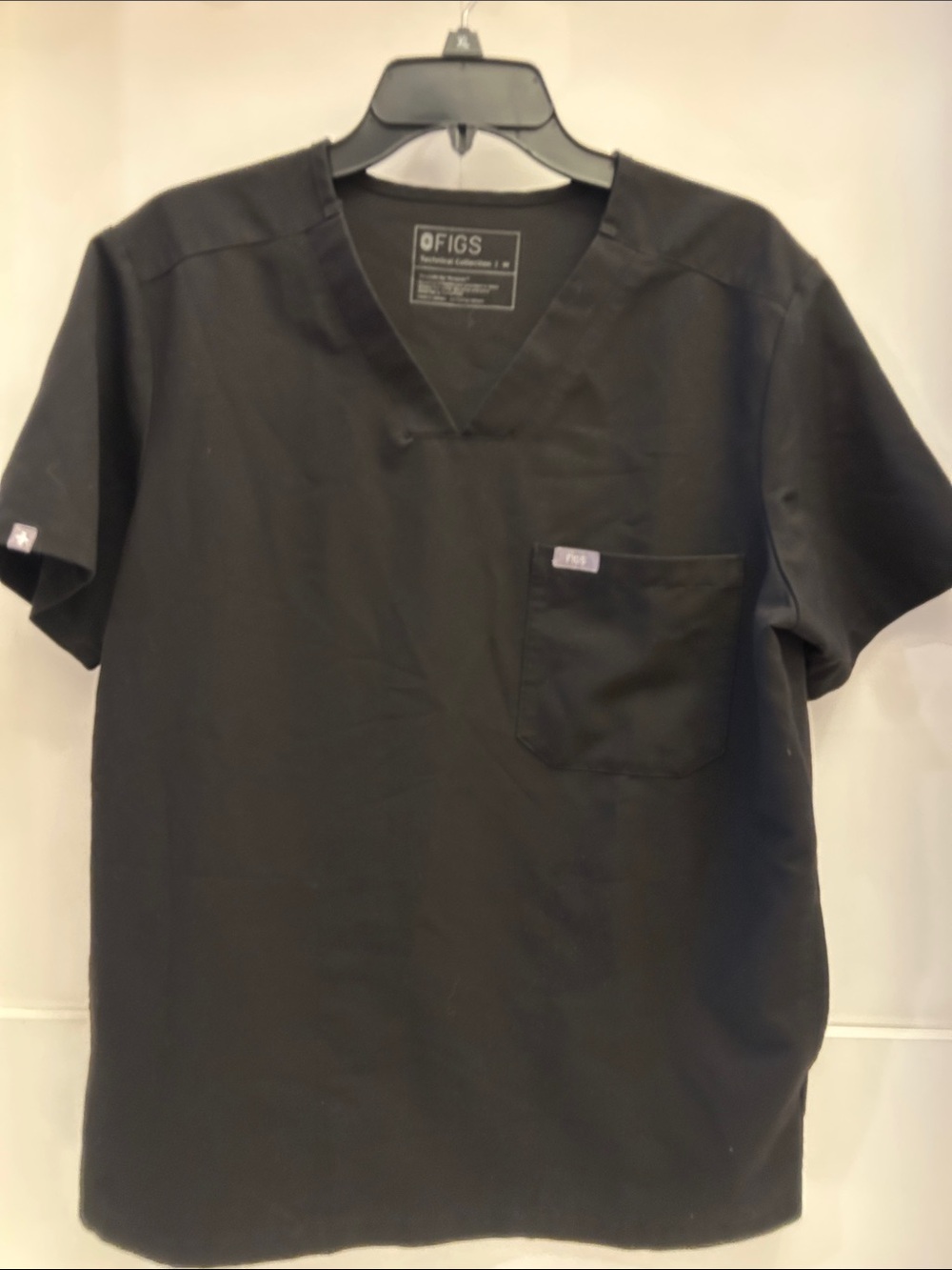 Figs Technical Collection Short Sleeve Chisec 3-Pocket TM3000 Scrub Top Size M